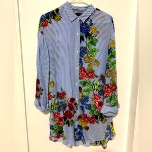 Zara long shirt. Beautiful print